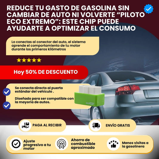 AHORRO DE COMBUSTIBLE PARA CARRO | AHORRA DIESEL Y GASOLINA